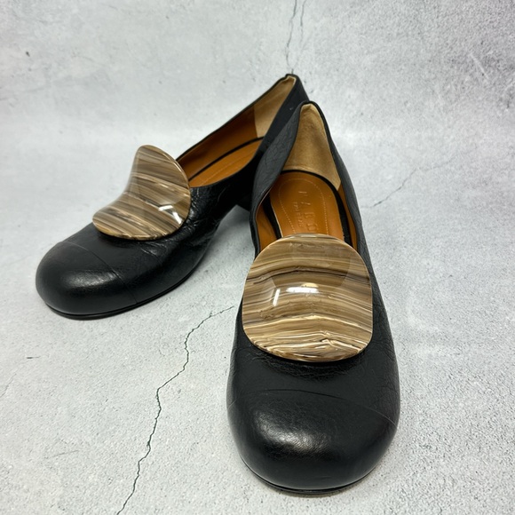 ❤️Marni NWOT Pilgrim Style Leather Loafers.